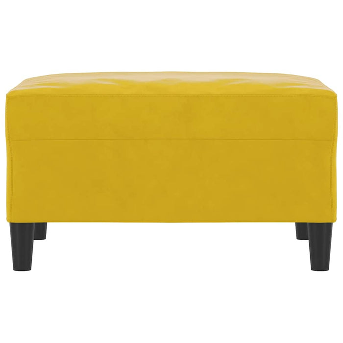 Taburet, galben, 70x55x41 cm, catifea - WALTI WALTI
