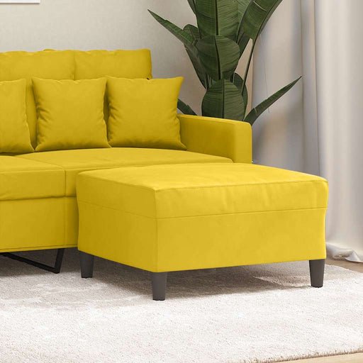 Taburet, galben, 70x55x41 cm, catifea - WALTI WALTI