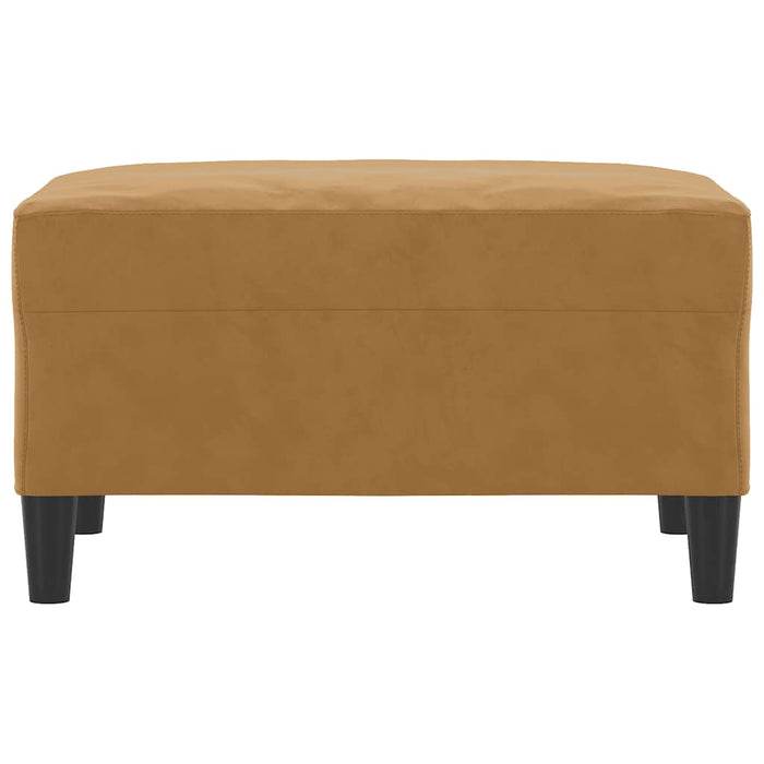 Taburet, maro, 70x55x41 cm, catifea - WALTI WALTI