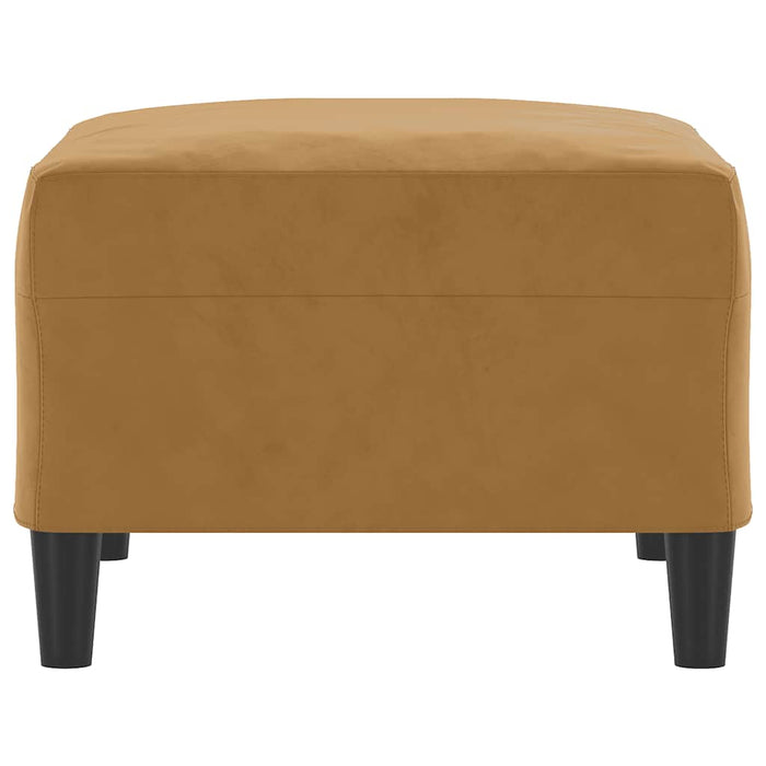 Taburet, maro, 70x55x41 cm, catifea - WALTI WALTI