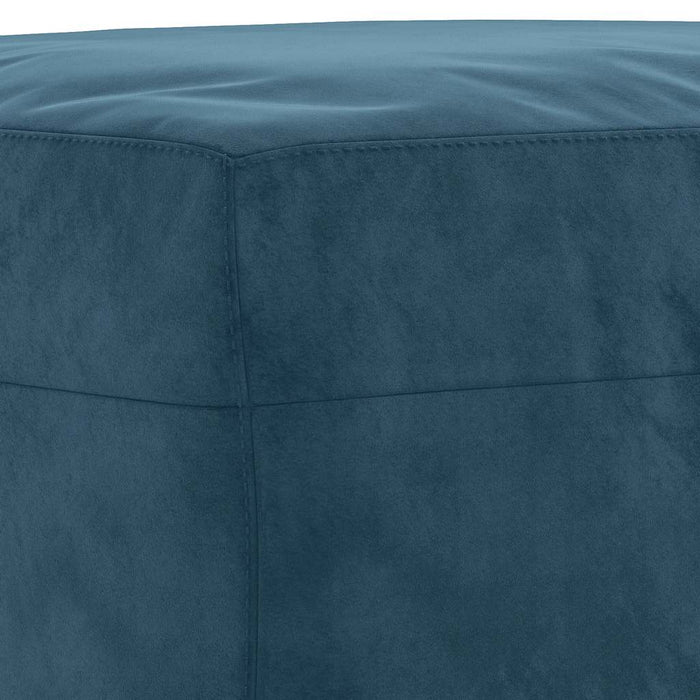 Taburet, albastru, 70x55x41 cm, catifea - WALTI WALTI