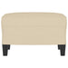 Taburet, crem, 60x50x41 cm, material textil - WALTI WALTI
