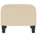 Taburet, crem, 60x50x41 cm, material textil - WALTI WALTI
