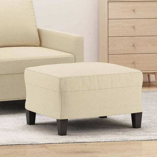Taburet, crem, 60x50x41 cm, material textil - WALTI WALTI