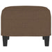 Taburet, maro, 60x50x41 cm, material textil - WALTI WALTI