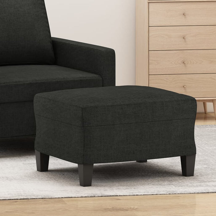 Taburet, negru, 60x50x41 cm, material textil - WALTI WALTI