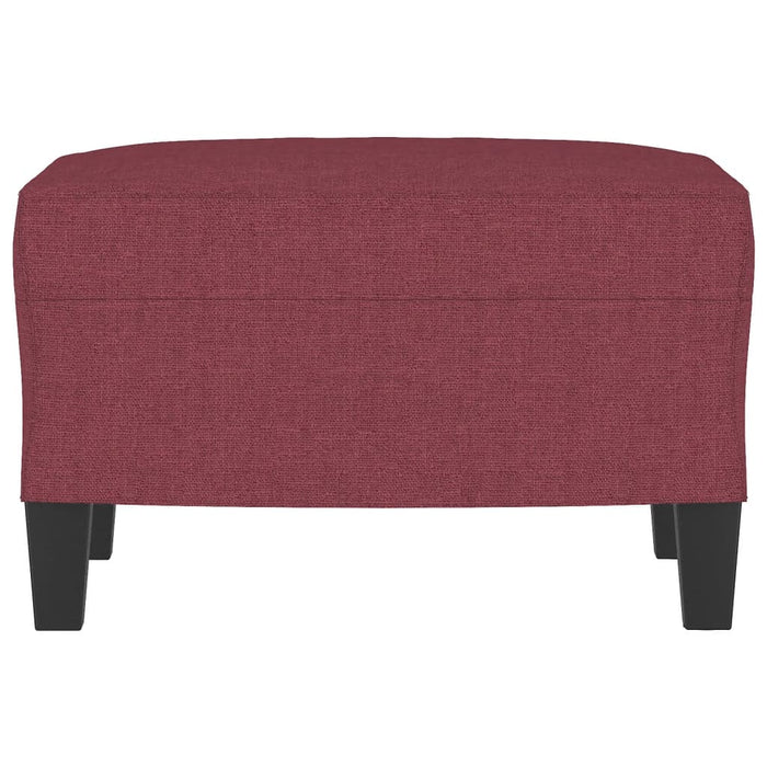 Taburet, roșu vin, 60x50x41 cm, material textil - WALTI WALTI
