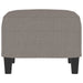 Taburet, gri taupe, 60x50x41 cm, material textil - WALTI WALTI