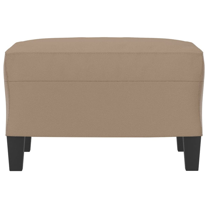 Taburet, cappuccino, 60x50x41 cm, piele ecologică - WALTI WALTI
