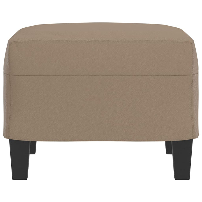 Taburet, cappuccino, 60x50x41 cm, piele ecologică - WALTI WALTI