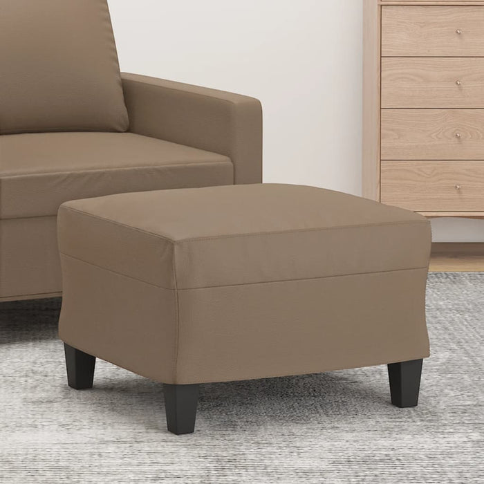 Taburet, cappuccino, 60x50x41 cm, piele ecologică - WALTI WALTI