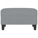 Taburet, gri deschis, 70x55x41 cm, material textil - WALTI WALTI