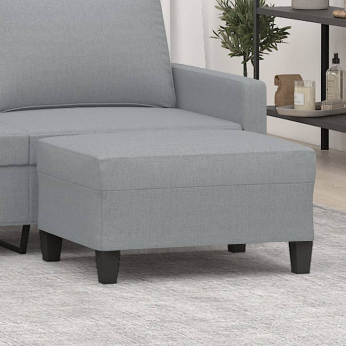 Taburet, gri deschis, 70x55x41 cm, material textil - WALTI WALTI