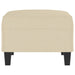 Taburet, crem, 70x55x41 cm, material textil - WALTI WALTI