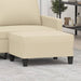 Taburet, crem, 70x55x41 cm, material textil - WALTI WALTI