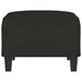 Taburet, negru, 70x55x41 cm, material textil - WALTI WALTI
