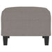 Taburet, gri taupe, 70x55x41 cm, material textil - WALTI WALTI