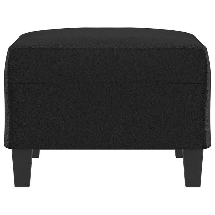 Taburet, negru, 70x55x41 cm, piele ecologică - WALTI WALTI
