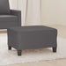 Taburet, gri, 70x55x41 cm, piele ecologică - WALTI WALTI