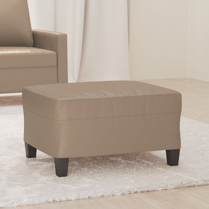 Taburet, cappuccino, 70x55x41 cm, piele ecologică - WALTI WALTI