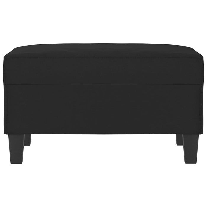 Taburet, negru, 70x55x41 cm, microfibră - WALTI WALTI