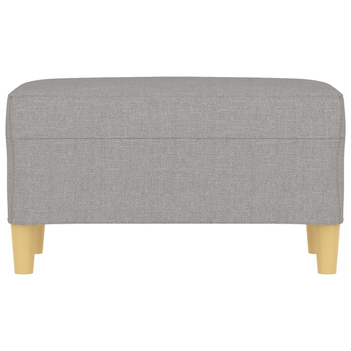 Bancă, gri deschis, 70x35x41 cm, textil - WALTI WALTI