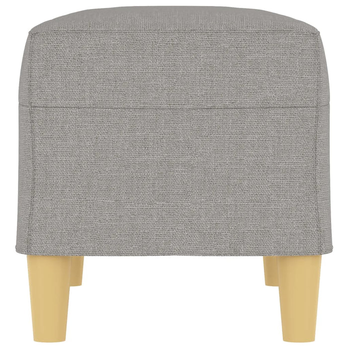 Bancă, gri deschis, 70x35x41 cm, textil - WALTI WALTI