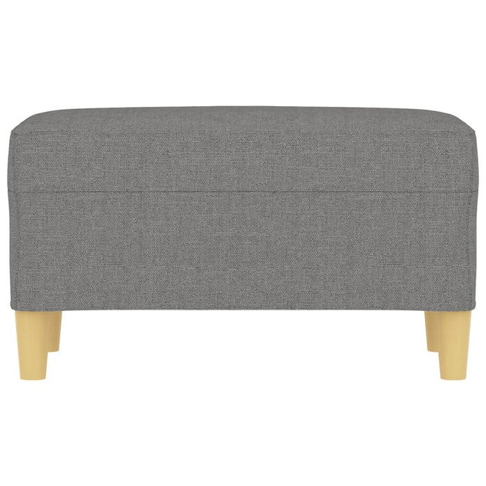 Bancă, gri închis, 70x35x41 cm, textil - WALTI WALTI