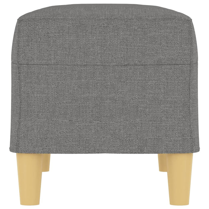 Bancă, gri închis, 70x35x41 cm, textil - WALTI WALTI
