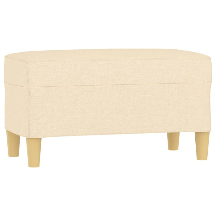 Bancă, crem, 70x35x41 cm, textil - WALTI WALTI