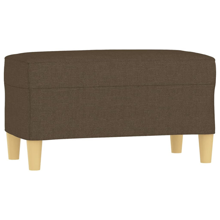 Bancă, maro, 70x35x41 cm, textil - WALTI WALTI