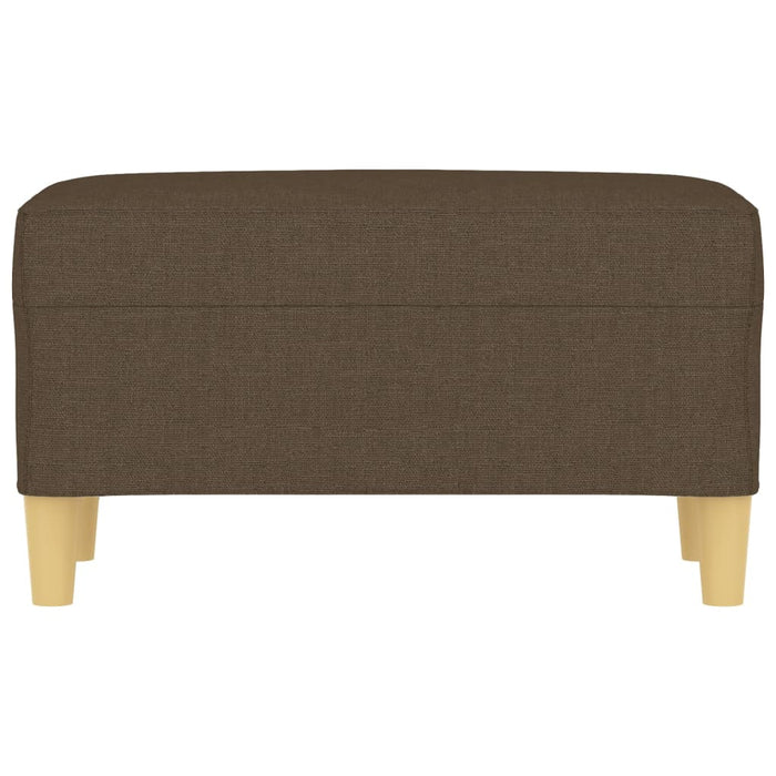 Bancă, maro, 70x35x41 cm, textil - WALTI WALTI