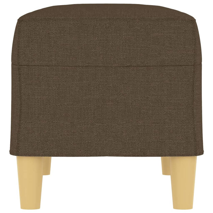 Bancă, maro, 70x35x41 cm, textil - WALTI WALTI