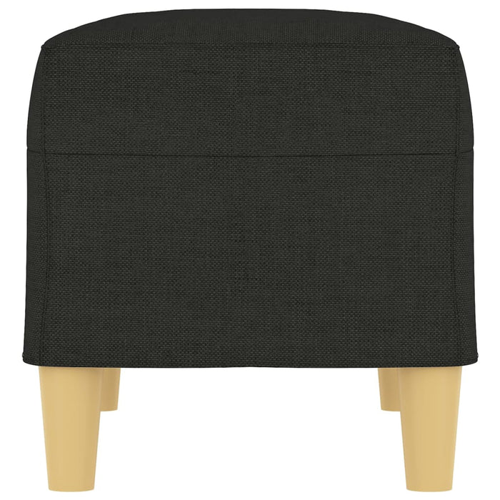 Bancă, negru, 70x35x41 cm, textil - WALTI WALTI