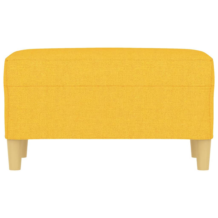 Bancă, galben deschis, 70x35x41 cm, textil - WALTI WALTI