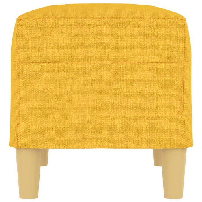 Bancă, galben deschis, 70x35x41 cm, textil - WALTI WALTI