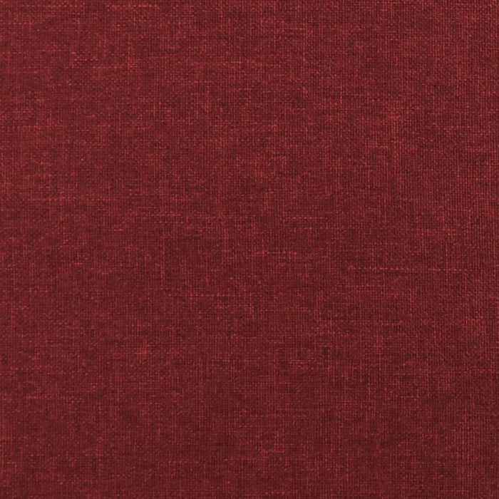 Bancă, roșu vin, 70x35x41 cm, textil - WALTI WALTI