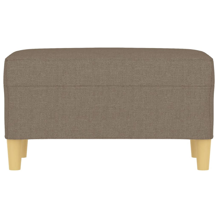 Bancă, gri taupe, 70x35x41 cm, textil - WALTI WALTI