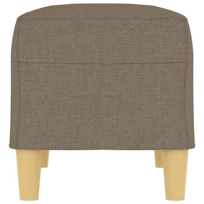 Bancă, gri taupe, 70x35x41 cm, textil - WALTI WALTI
