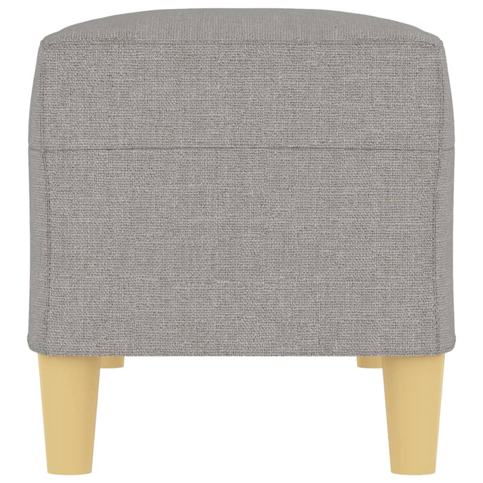 Bancă, gri deschis, 100x35x41 cm, textil - WALTI WALTI
