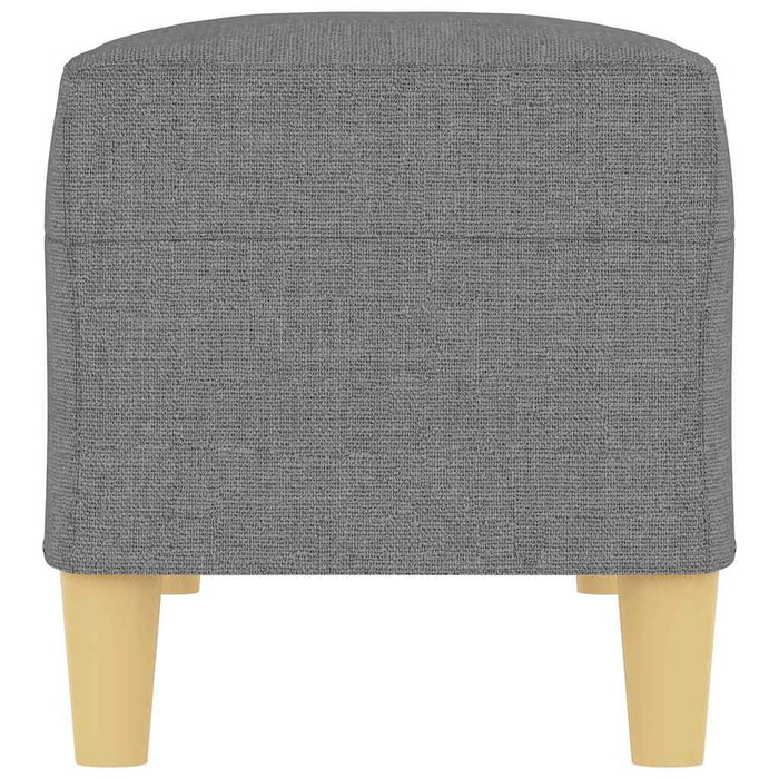 Bancă, gri închis, 100x35x41 cm, textil - WALTI WALTI