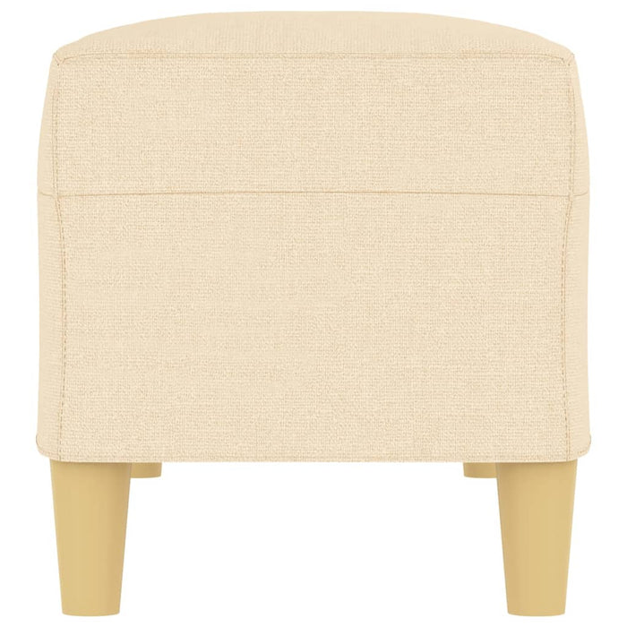 Bancă, crem, 100x35x41 cm, textil - WALTI WALTI