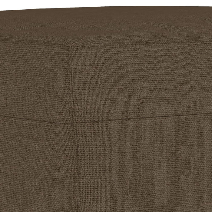 Bancă, maro, 100x35x41 cm, textil - WALTI WALTI