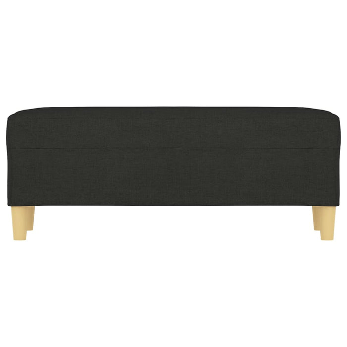 Bancă, negru, 100x35x41 cm, textil - WALTI WALTI