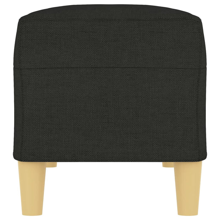 Bancă, negru, 100x35x41 cm, textil - WALTI WALTI