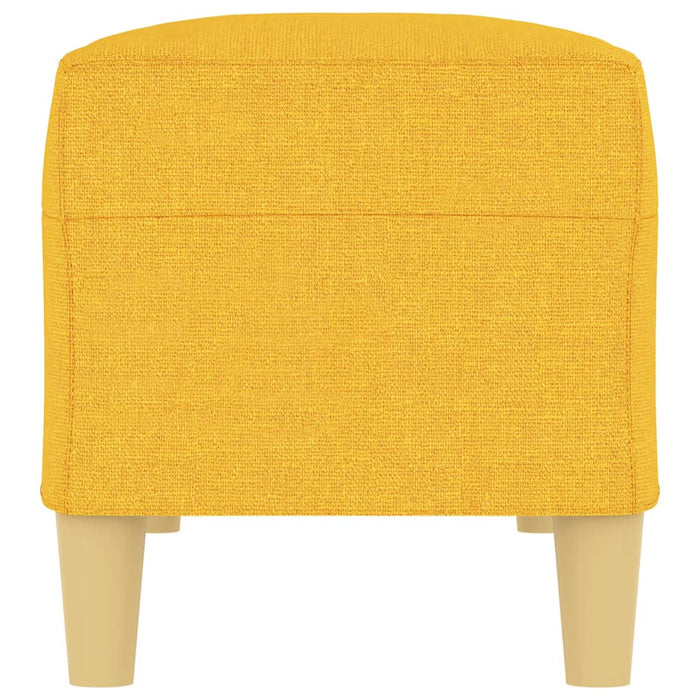 Bancă, galben deschis, 100x35x41 cm, textil - WALTI WALTI