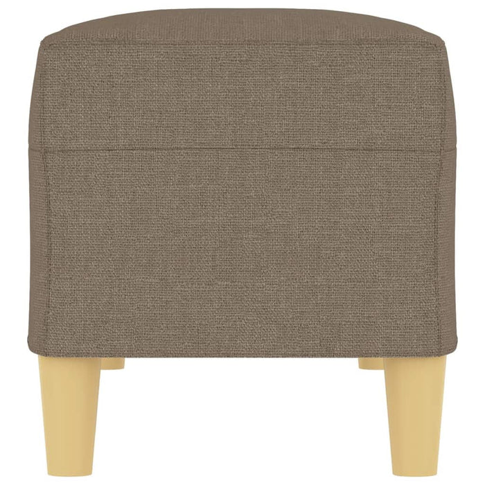 Bancă, gri taupe, 100x35x41 cm, textil - WALTI WALTI