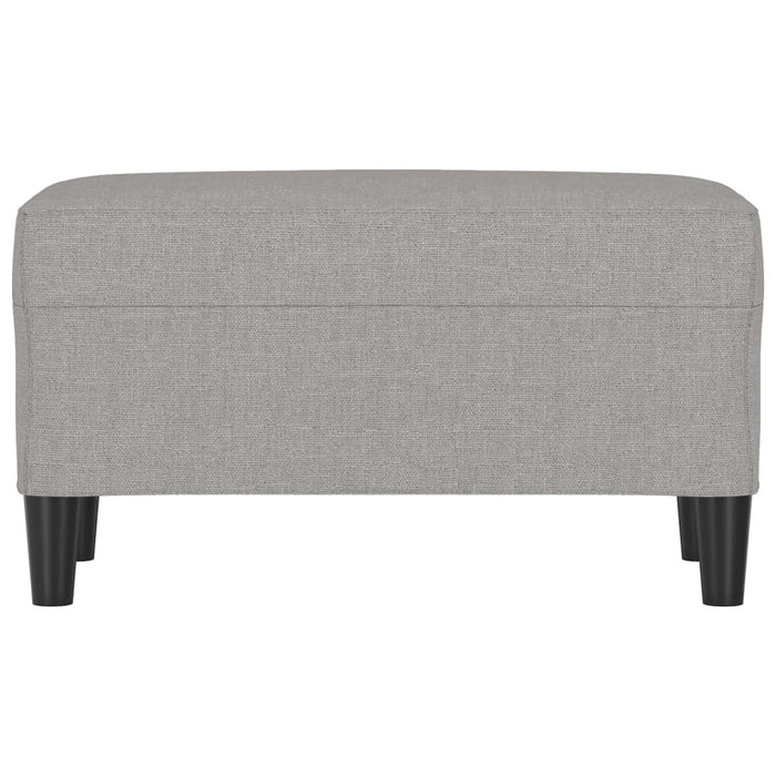 Bancă, gri deschis, 70x35x41 cm, textil - WALTI WALTI
