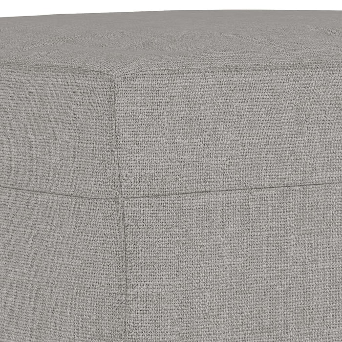 Bancă, gri deschis, 70x35x41 cm, textil - WALTI WALTI