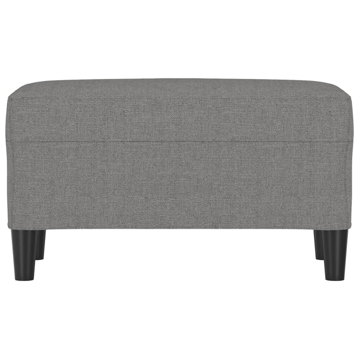 Bancă, gri închis, 70x35x41 cm, textil - WALTI WALTI